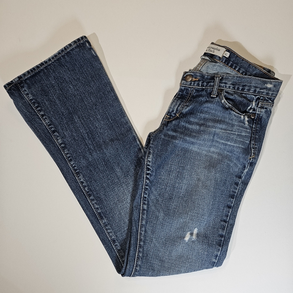 Abercrombie & Fitch Womens Jeans Size 4 Long Madison Boot Cut 90s Y2K Inspired
